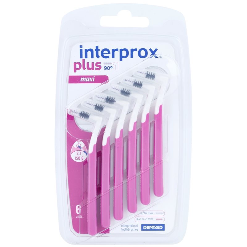 INTERPROX PLUS 90° MAXI Interdental Brushes 6 pcs notino.co.uk