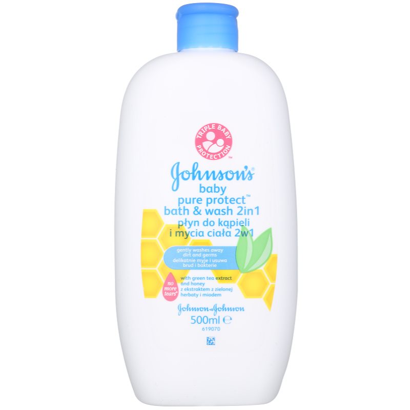 JOHNSON'S BABY PURE PROTECT Shower And Bath Gel For Kids | Notino.co.uk