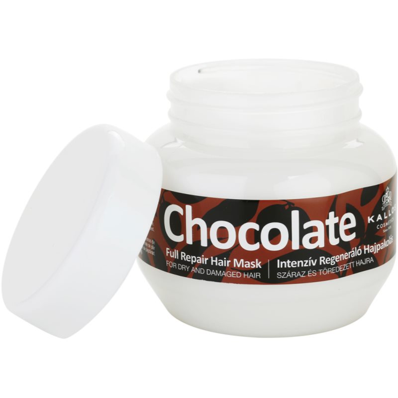 Kallos Chocolate mascarilla regeneradora para cabello seco