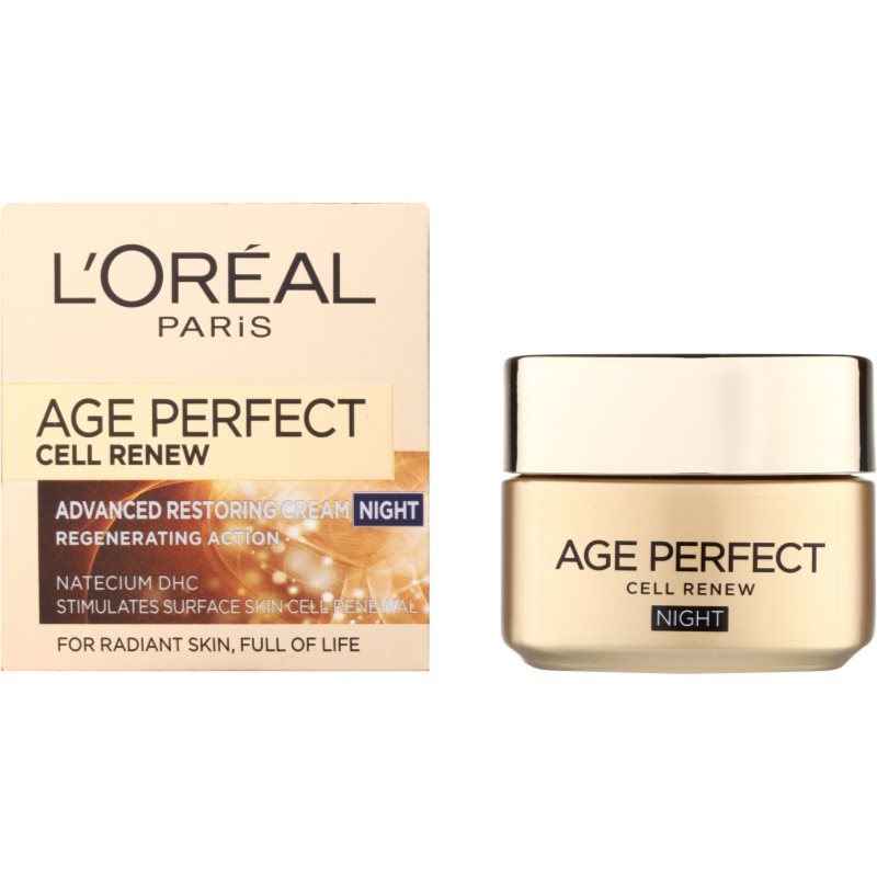 L'Oréal Paris Age Perfect Cell Renew, Night Cream For Skin Cells ...