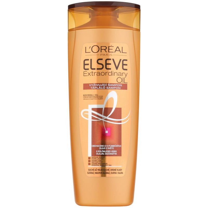 L'Oréal Paris Elseve Extraordinary Oil, Shampoo For Very Dry Hair ...