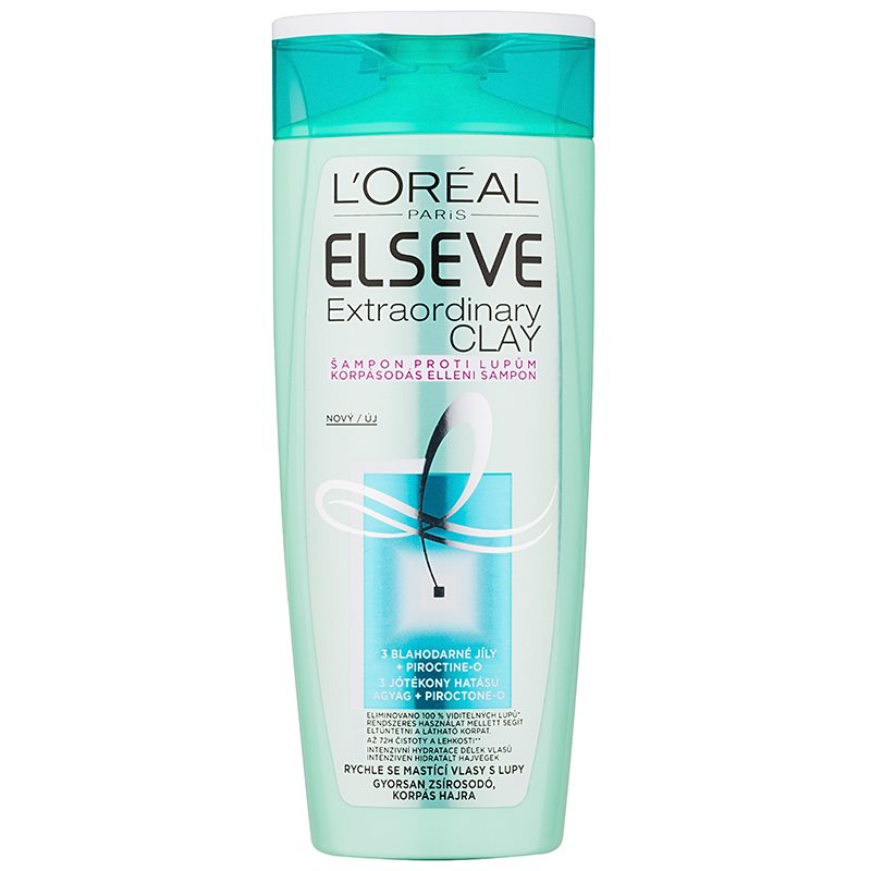 L'Oréal Paris Elseve Extraordinary Clay, Anti Dandruff Shampoo