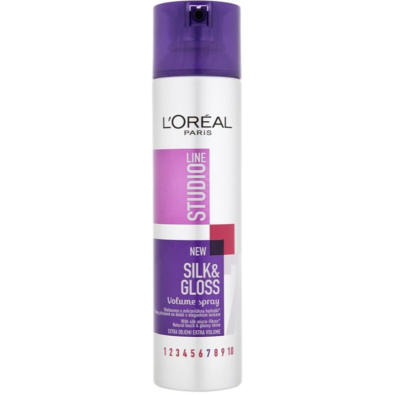 L'Oréal Paris Studio Line Silk&Gloss Volume, Spray For Volume And Shine