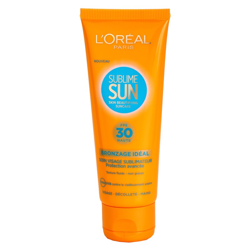 L’ORÉAL PARIS SUBLIME SUN crema solar facila SPF 30 notino.es