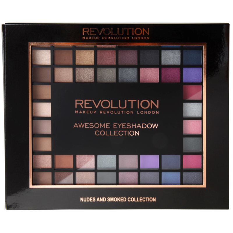 Makeup Revolution Nudes And Smoked Collection Paleta Farduri De Ochi Aororo