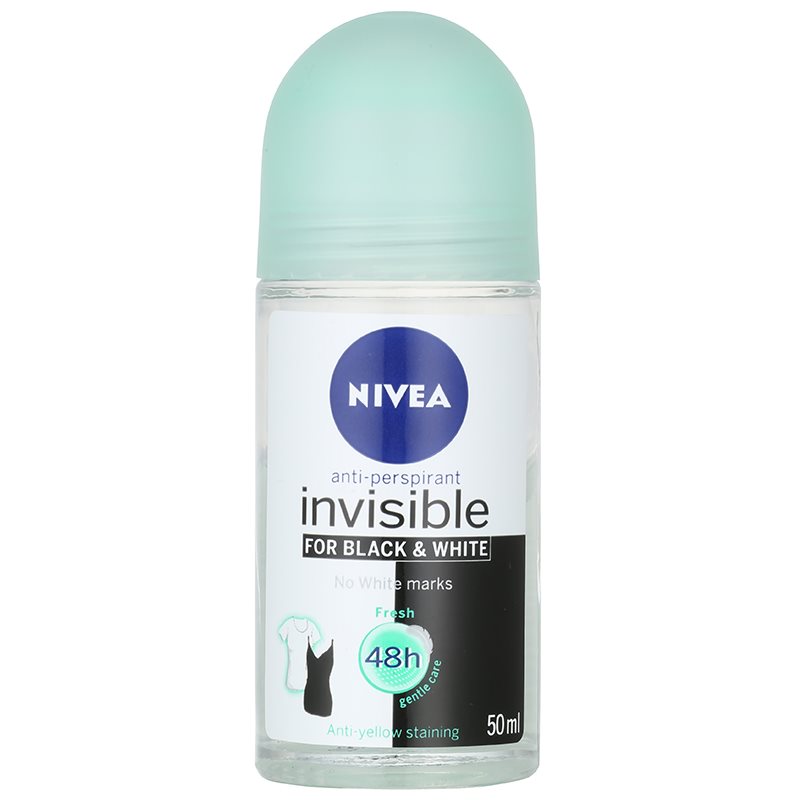 Nivea Invisible Black & White Fresh, Antitranspirante Roll-on | Notino.es