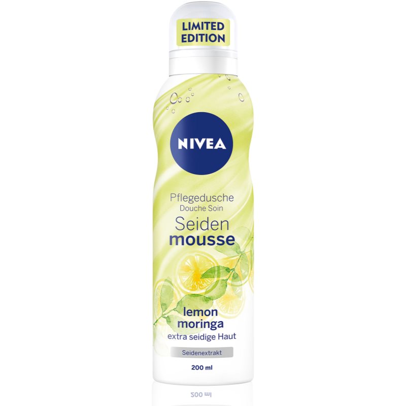 NIVEA SILK MOUSSE LEMON MORINGA Nourishing Shower Foam notino.co.uk