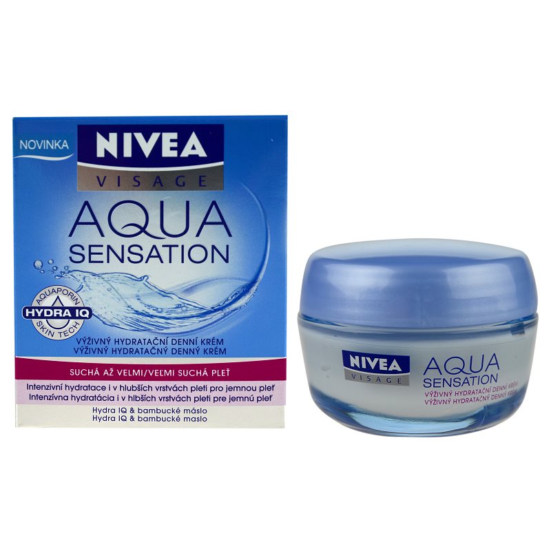 Nivea visage aqua sensation, tápláló hidratáló nappali krém száraz ... Nivea hidratáló nappali arckrém