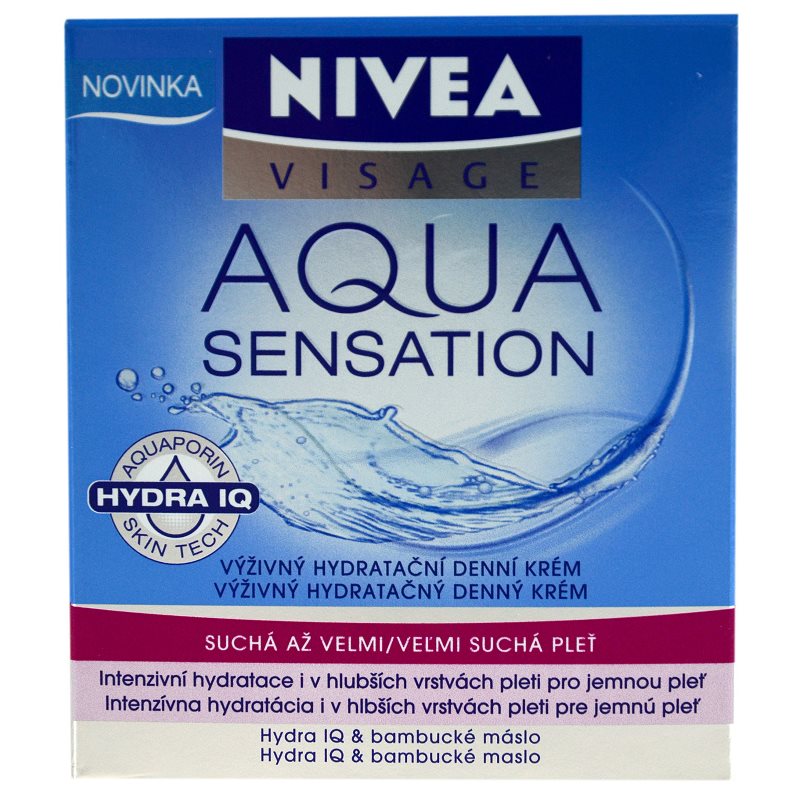 Nivea visage aqua sensation, tápláló hidratáló nappali krém száraz ... Nivea hidratáló nappali arckrém