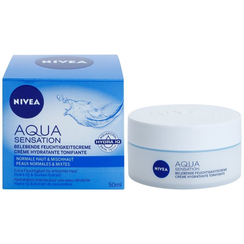 Nivea visage aqua sensation, hidratáló nappali krém normál és ... Nivea hidratáló nappali arckrém