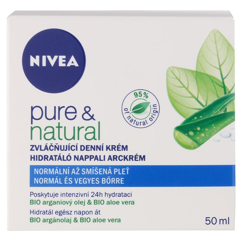 Nivea visage pure & natural, hidratáló nappali krém normál és ... Nivea hidratáló nappali arckrém