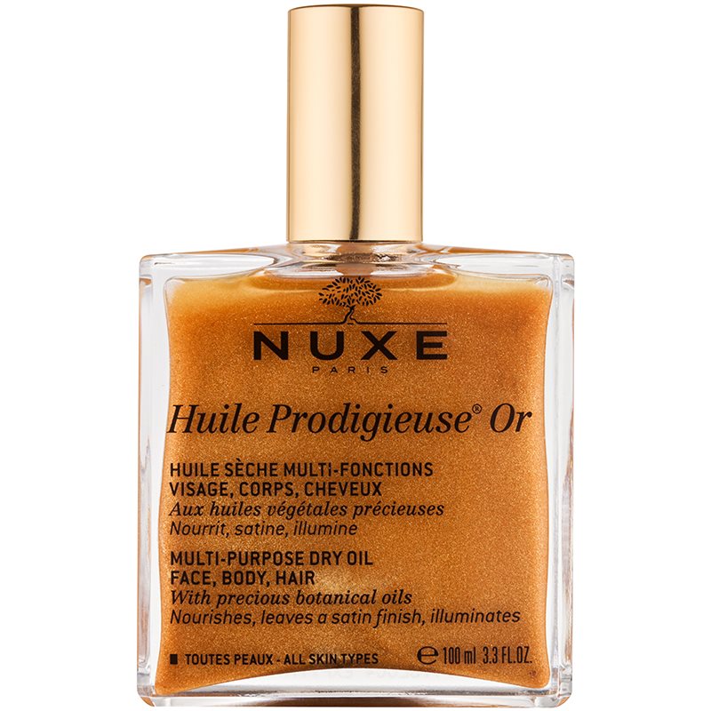 Nuxe Huile Prodigieuse OR, MultiFunction Dry Oil with Shimmer For Face