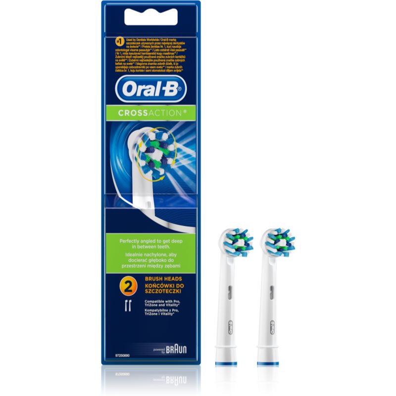 ORAL B CROSS ACTION EB 50 Testina Di Ricambio | Notino.it