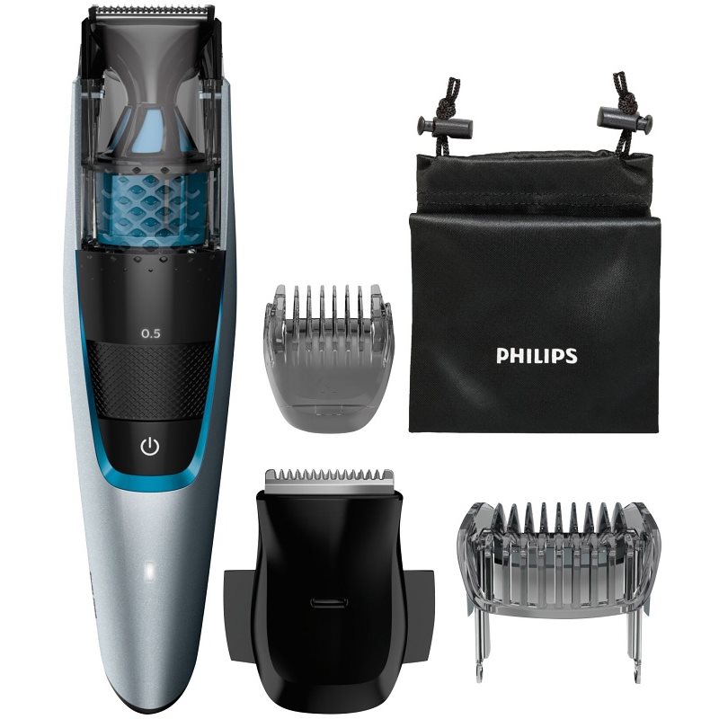 Philips Beardtrimmer Series 7000 BT7210/15, Vacuum Beard Trimmer ...