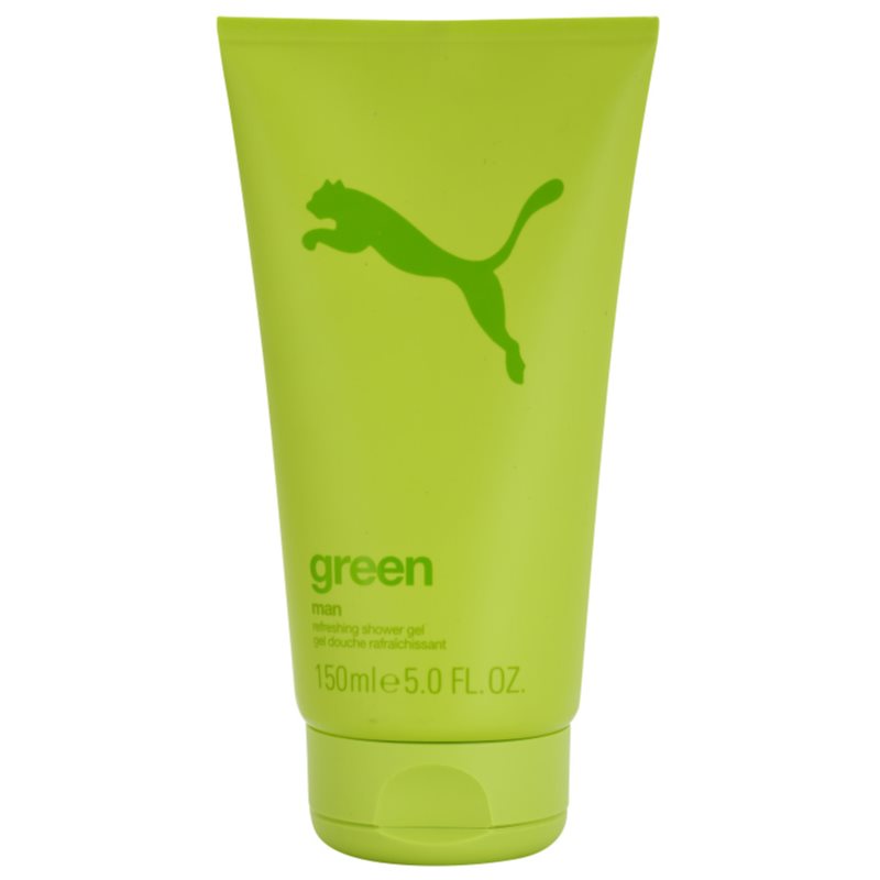 Green gel. Туалетная вода Puma Green. Пума Грин мен. Гель для душа Puma. Гель для душа женский зеленый.