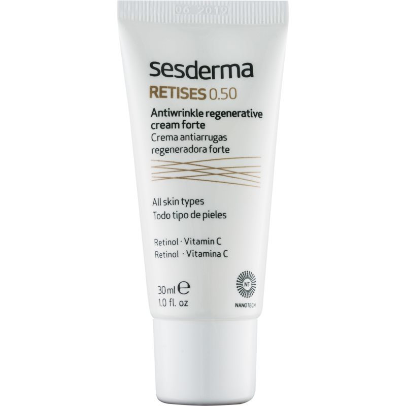 Sesderma Retises, crème régénération intense au rétinol et Sesderma Retises, crème régénération intense au rétinol et