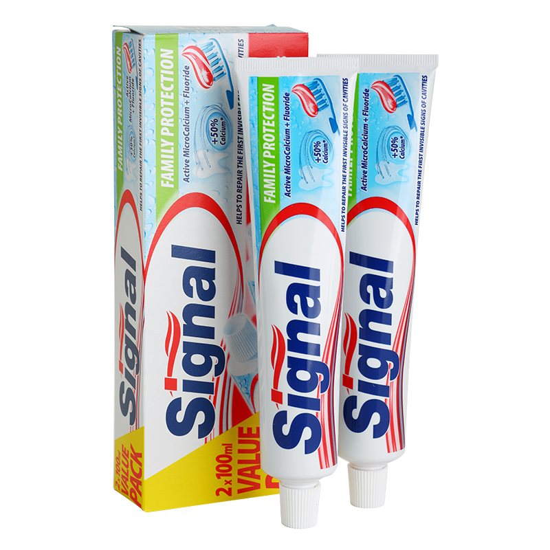 SIGNAL FAMILY PROTECTION Toothpaste Against Dental Caries notino.co.uk