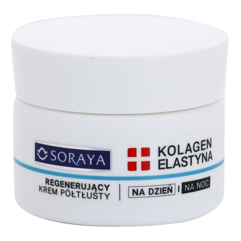 Soraya Collagen & Elastin, Regenerating Face Cream With Vitamins ...