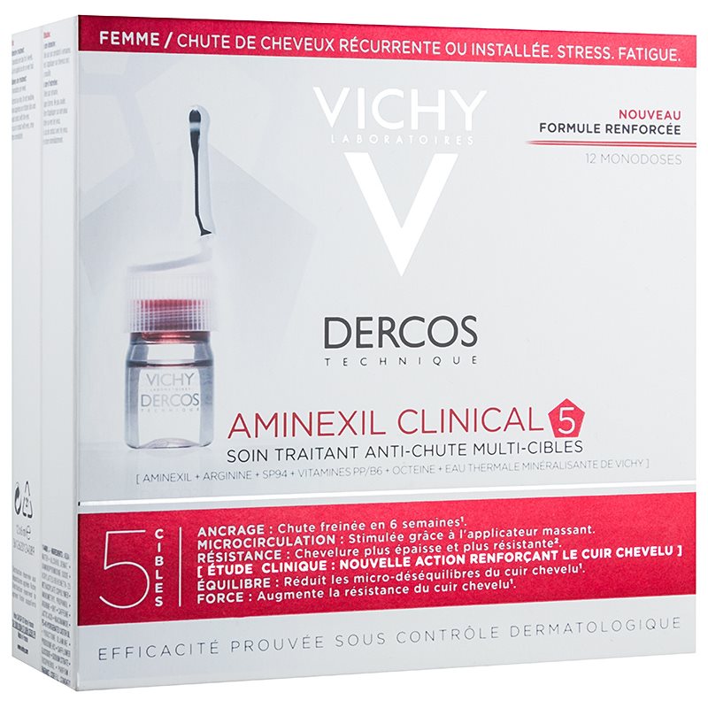 Vichy Dercos Aminexil Clinical 5, Local AntiHair Loss Treatment For
