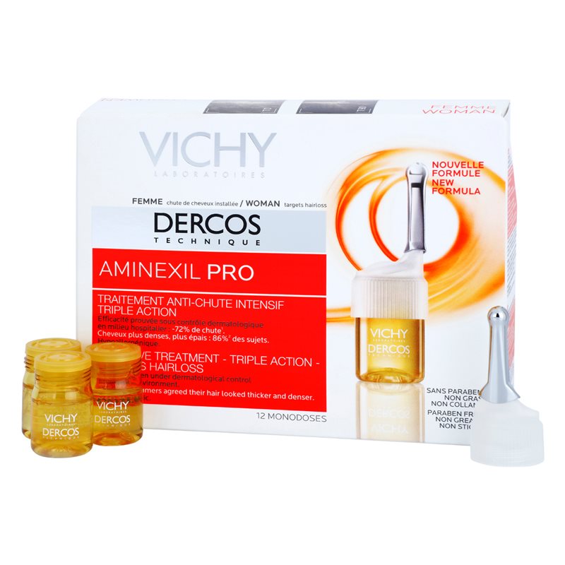 Vichy Dercos Aminexil PRO, cure intense antichute pour femme notino.fr