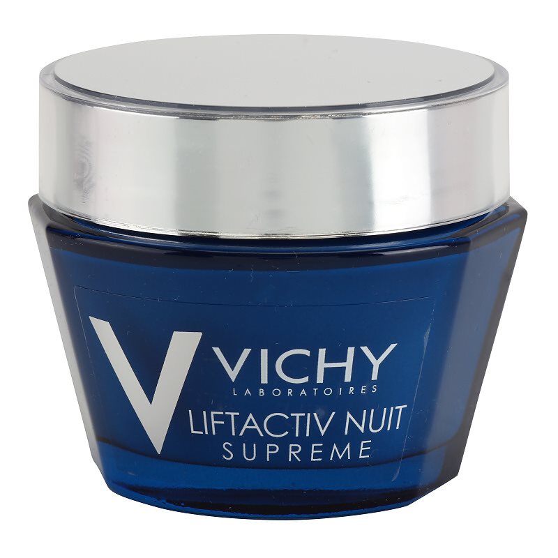 Vichy Liftactiv Supreme, crème de nuit raffermissante anti-rides effet ...