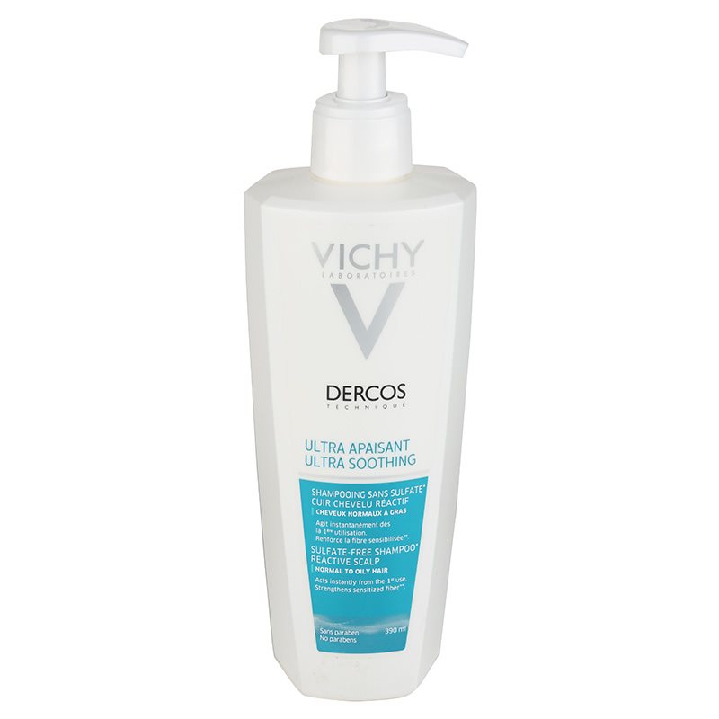 Vichy Dercos Ultra Soothing, UltraSoothing Shampoo for Normal to Oily