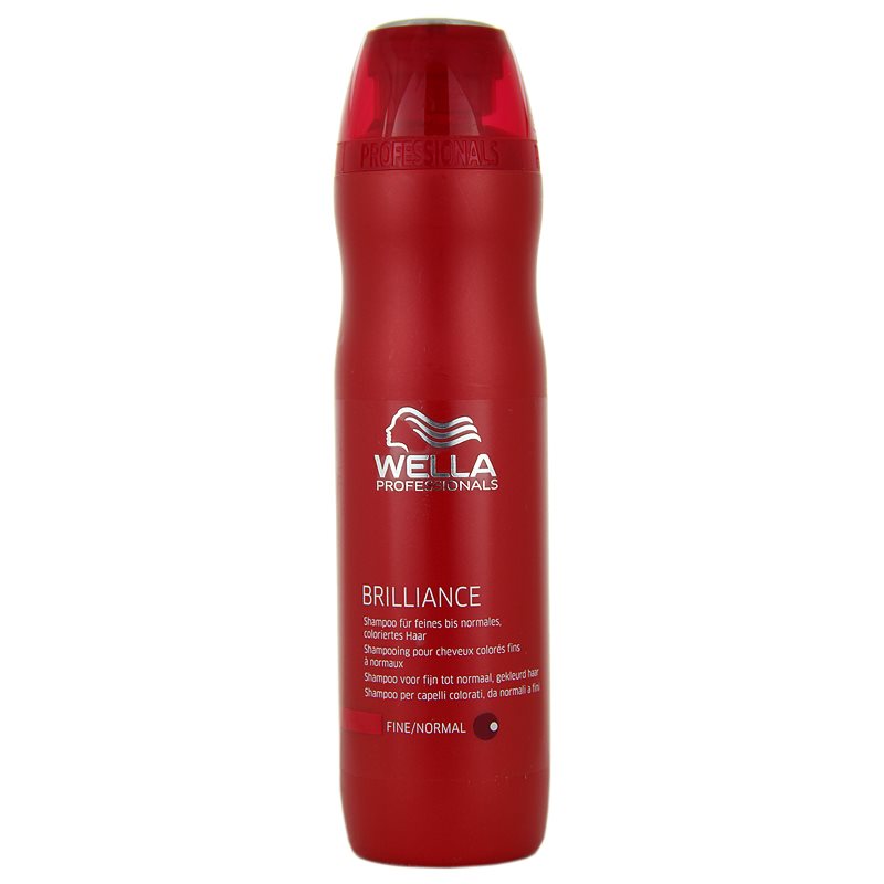 Professional system shampoo colour 250ml cosmetify Wella Professionals Brilliance, Shampoo For Fine, Colored Hair | notino