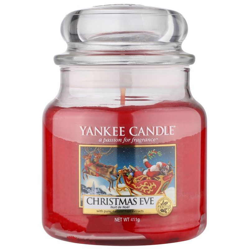 Yankee Candle Christmas Eve, vonná svíčka 411 g Classic střední notino.cz
