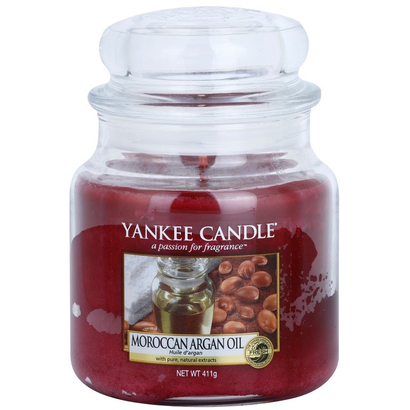 Yankee Candle Moroccan Argan Oil, Scented Candle 411 g Classic Medium