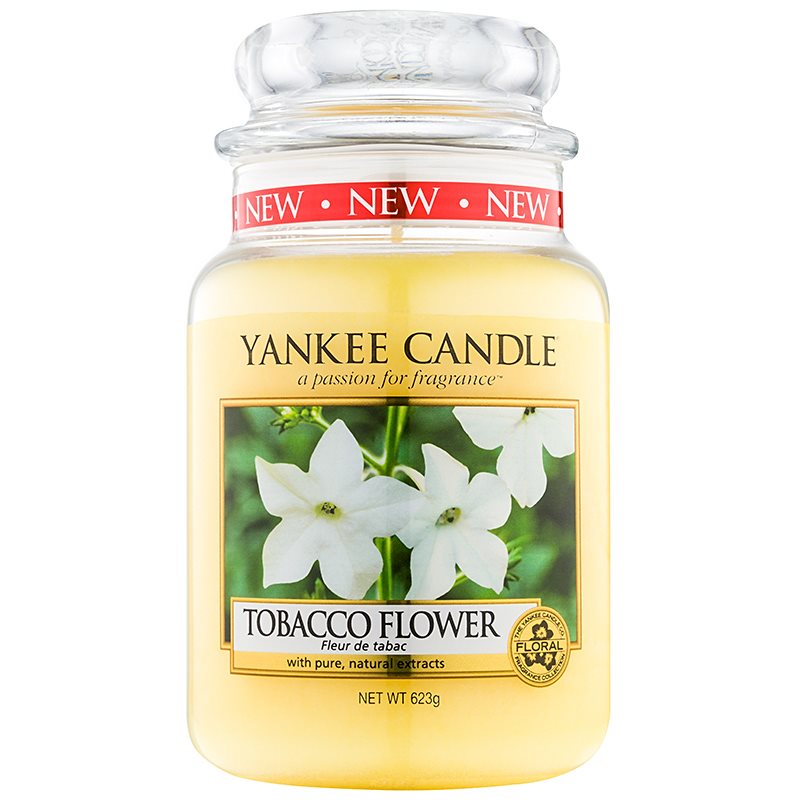 Yankee Candle Tobacco Flower, Scented Candle 623 g Classic Large