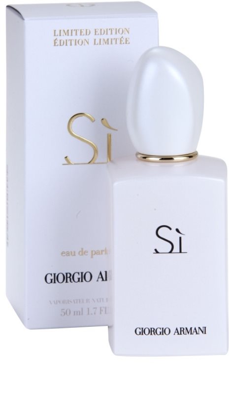 Armani Si White Limited Edition Eau De Parfum For Women 50 Ml