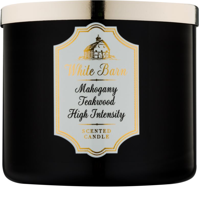 Bath & Body Works White Barn Mahogany Teakwood High Intensity, Scented