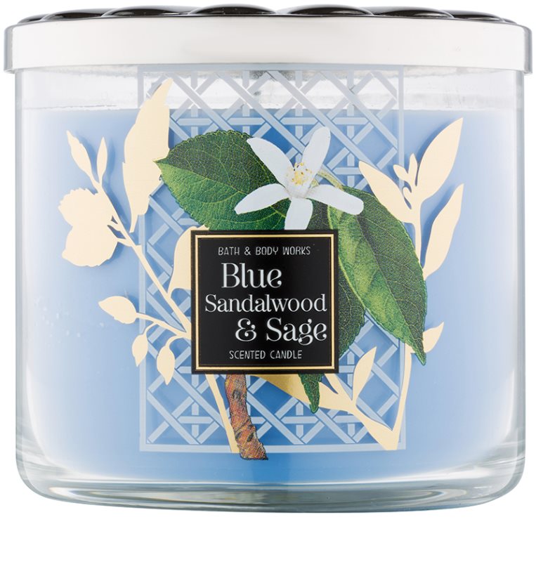 Bath & Body Works Blue Sandalwood & Sage, Scented Candle 411 g notino