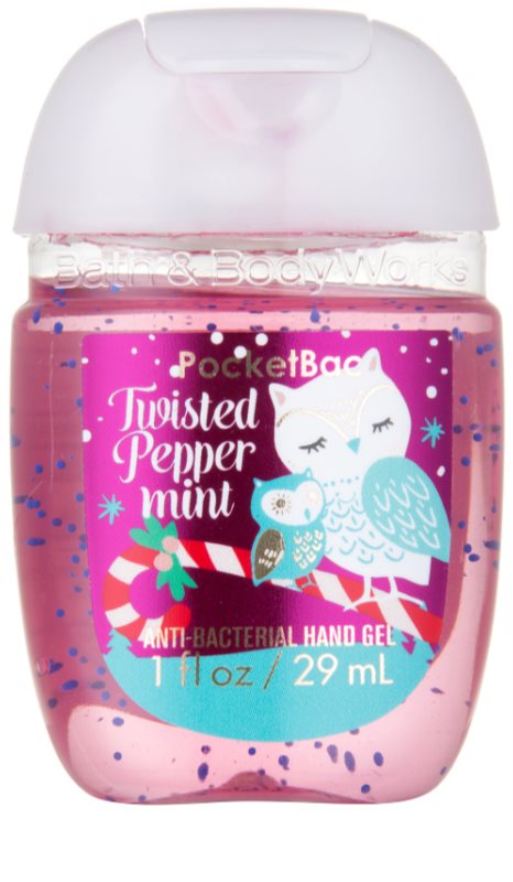 Bath & Body Works PocketBac Twisted Peppermint, Antibacterial Hand Gel ...