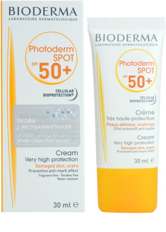 BIODERMA PHOTODERM SPOT crème solaire anti-taches SPF 50+ | notino.fr