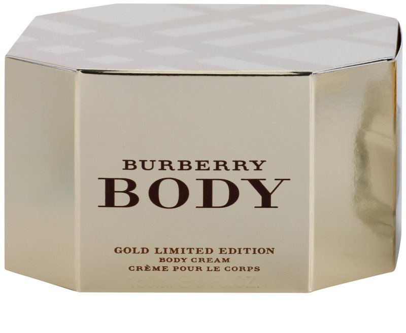 Burberry Body Gold Limited Edition, Body Cream for Women 150 ml ...