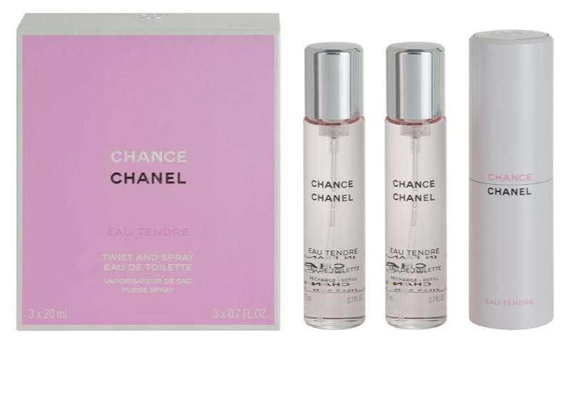 Chanel Chance Eau Tendre, Eau de Toilette for Women 3 x 20 ml (1x ...