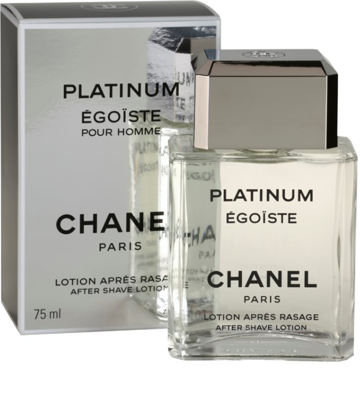 Chanel Egoiste Platinum, After Shave Lotion for Men 75 ml notino.co.uk