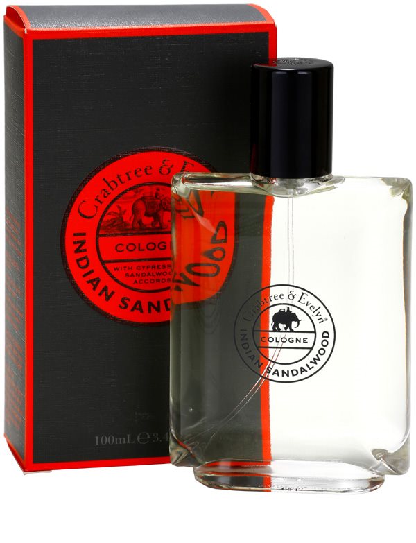 Crabtree & Evelyn Indian Sandalwood, Eau de Cologne for Men 100 ml