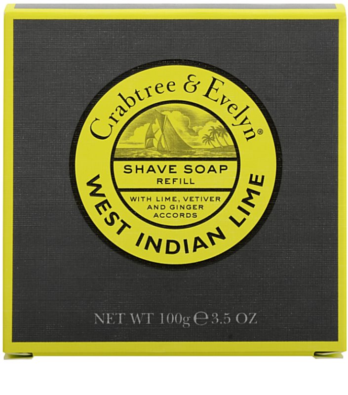 CRABTREE & EVELYN WEST INDIAN LIME Shaving Soap Refill notino.co.uk