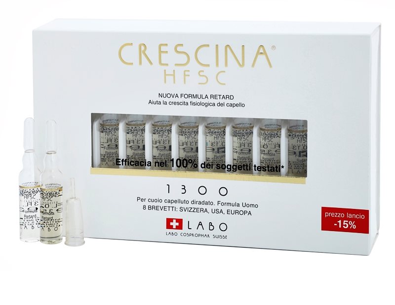 Crescina HFSC 1300, ReGrowth AntiHair Loss Treatment in Ampoules For