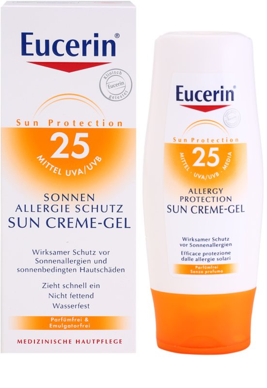 EUCERIN SUN Gel Cream Sunscreen for Sun Allergies SPF 25 | notino.co.uk