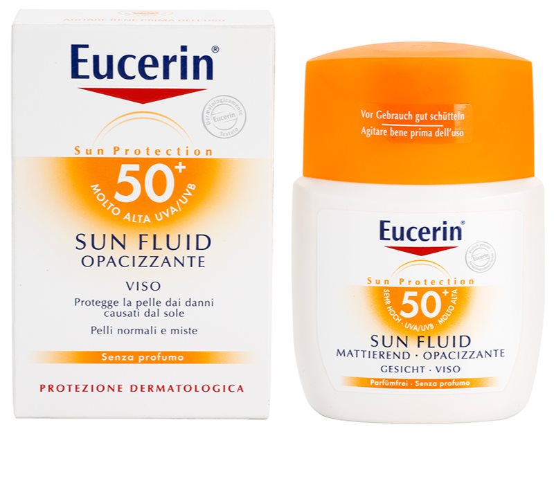 EUCERIN SUN Protective Matt Fluid for Face SPF 50 ...