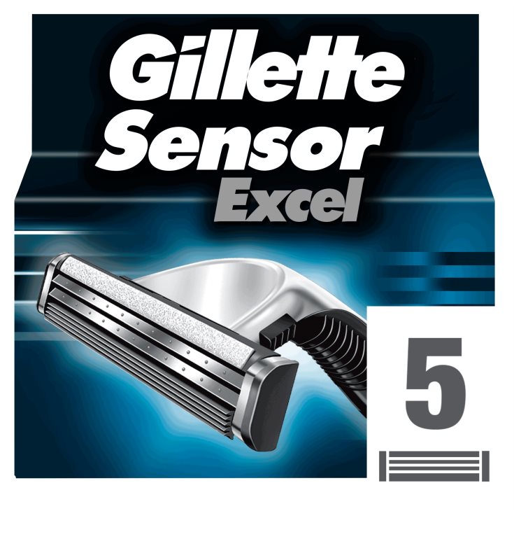 GILLETTE SENSOR EXCEL Replacement Blades For Men | notino.dk