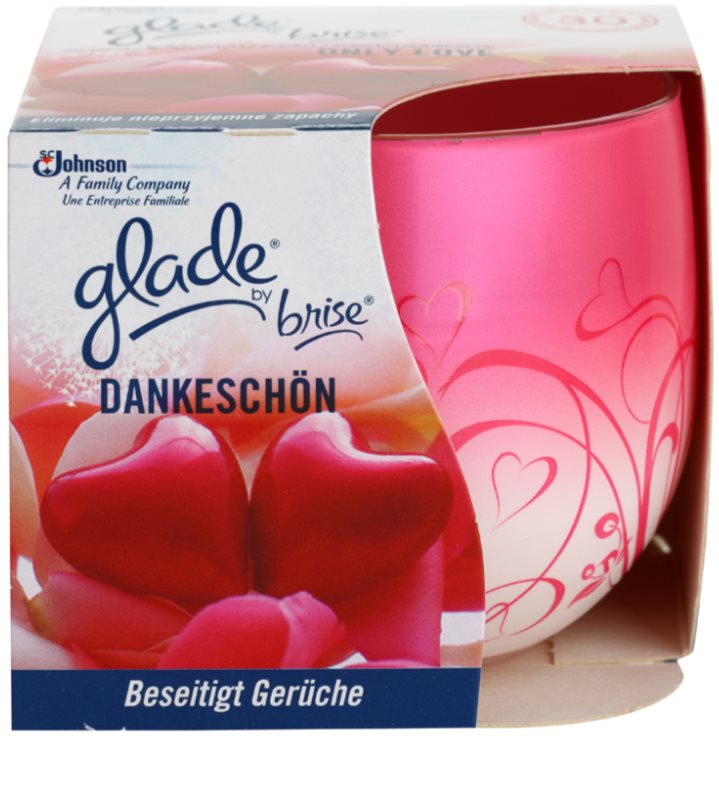 glade only love lumanari
