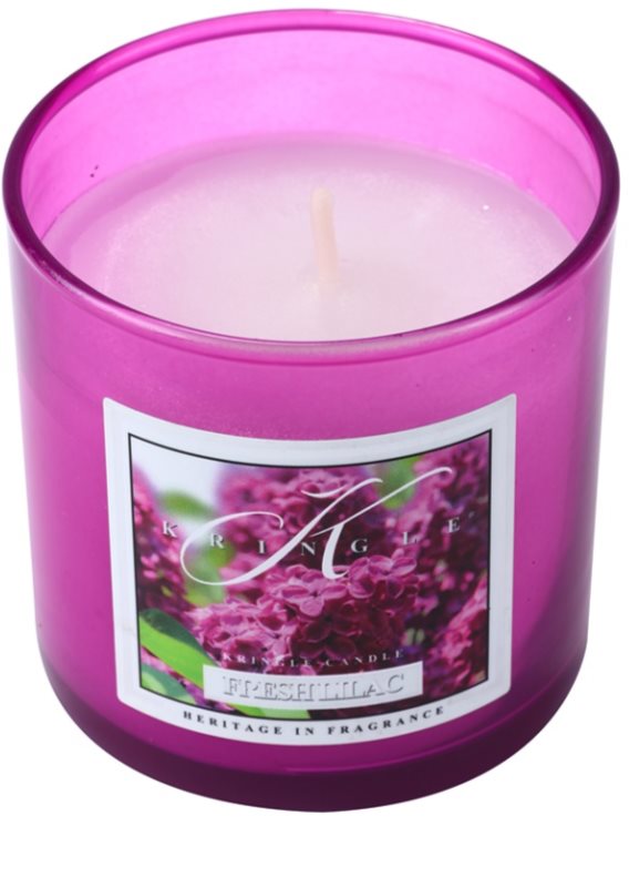 Kringle Candle Fresh Lilac, vonná sviečka 141 g malá notino.sk