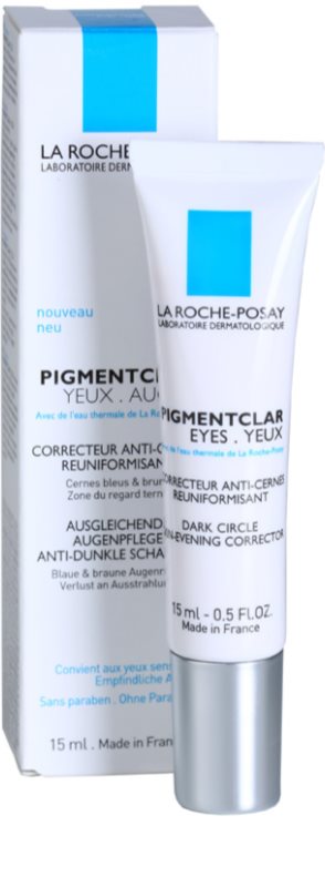 La Roche-Posay Pigmentclar, crème illuminatrice yeux anti-cernes noirs ...