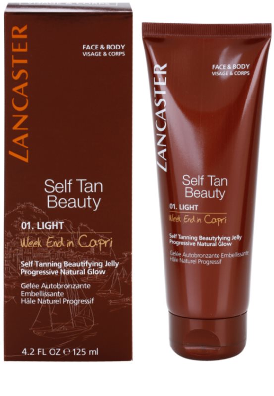 LANCASTER SELF TAN BEAUTY gel autobronzant corps et visage notino.fr