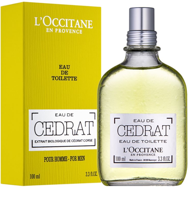 L'Occitane Cedrat, eau de toilette pour homme 100 ml notino.fr