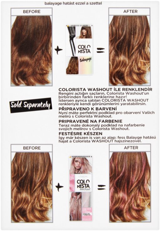L’ORÉAL PARIS COLORISTA BALAYAGE Entfärber für das Haar | notino.at